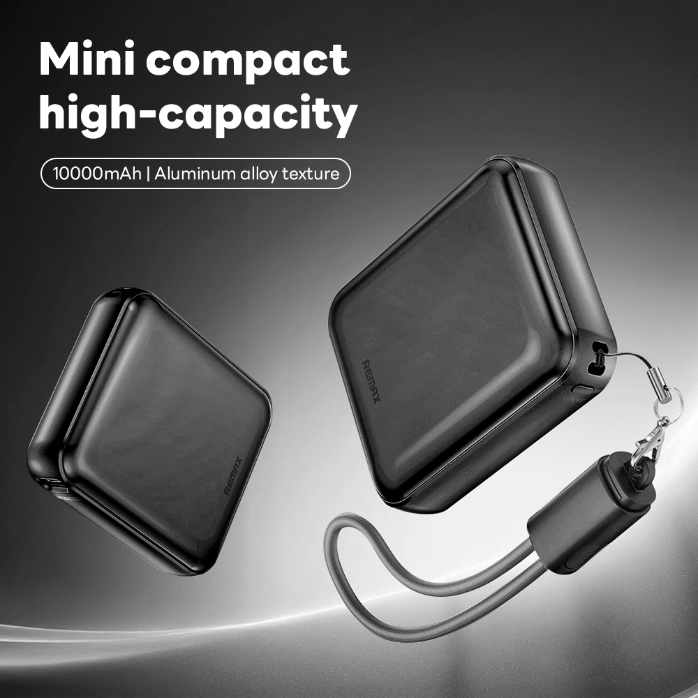 POWER BANK 10000 mAh REMAX (22.5W,RPP-120) Black thumbnail 2